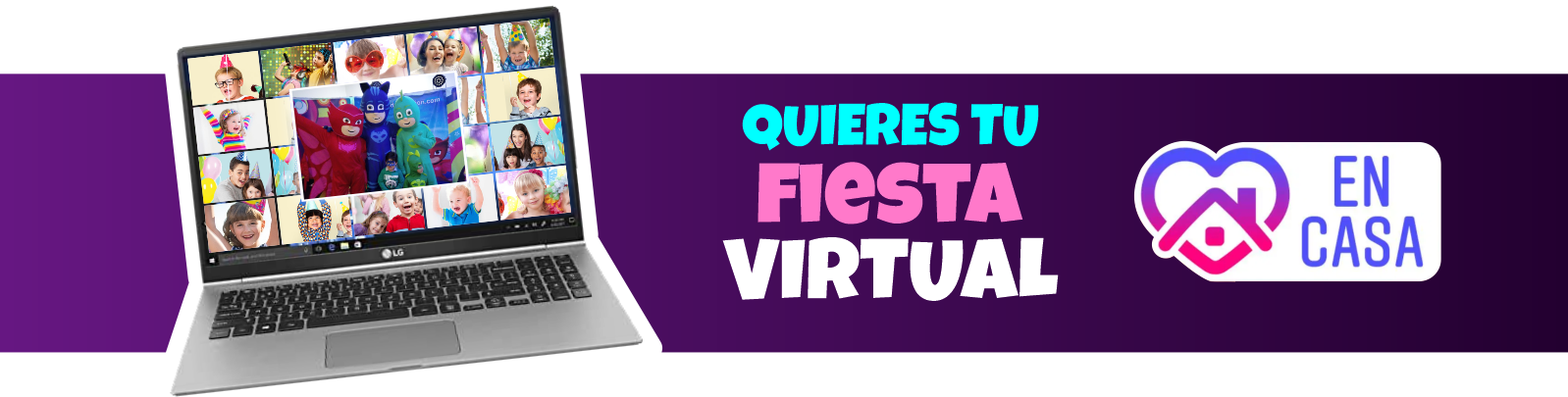fiestas infantiles niños virtuales virtual online recreacionistas recreacion covid 19 miami estados unidos mexico argentina chile medellin Santa Marta Cartagena