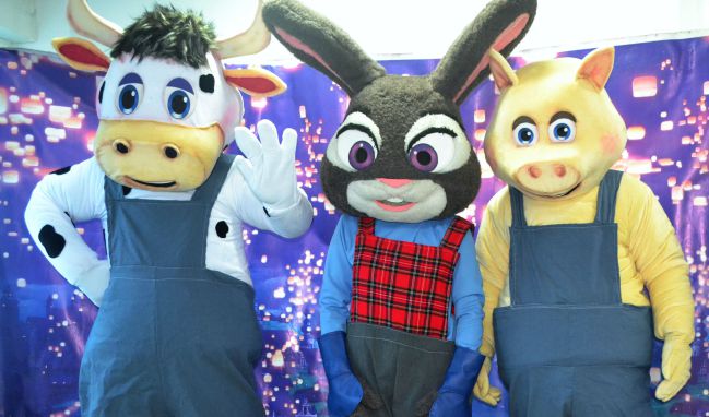personajes de granja para fiestas infantiles bogota recreacionistas eventos