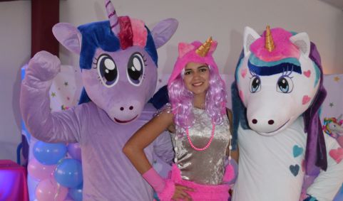 fiestas infantiles con unicornios en bogota pony my little pony eventos recreacion recreacionistas niñas