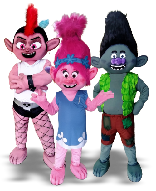 personajes de trolls para fiestas infantiles bogota animacion recreacion recreacionistas eventos fiestas de cumpleaños para niños bogota