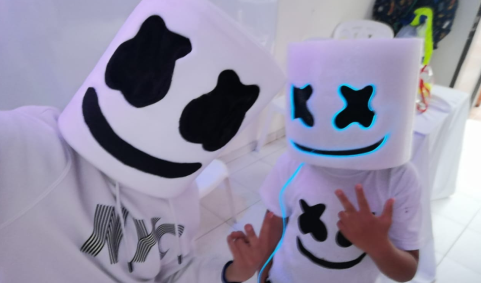 show marshmello bogota recreacion eventos recreacionistas animacion cumpleaños con dj marshmello fortnite