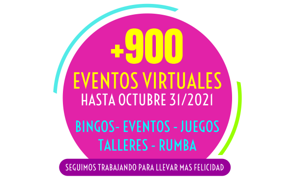 eventos virtuales bogota colombia bingos shows talleres recreacion recreacionistas empresas