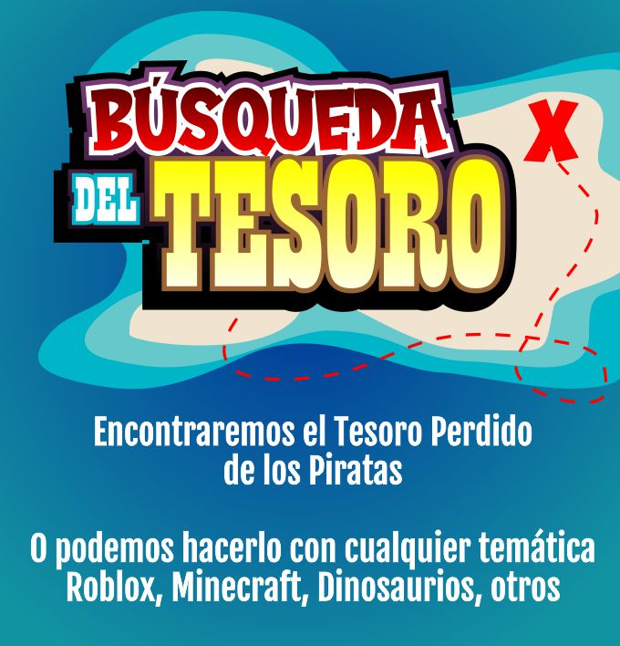 fiesta busqueda del tesoro piratas bogota roblox minecraft dinosaurios free fire fortnite