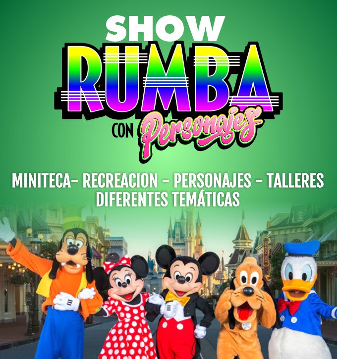 show de personajes recreacionistas recreacion eventos fiestas infantiles decoracion animacion recreadores bogota disney nickelodeon discovery kids party